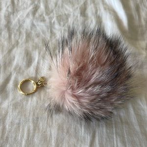 Michael Kors puff ball keychain
